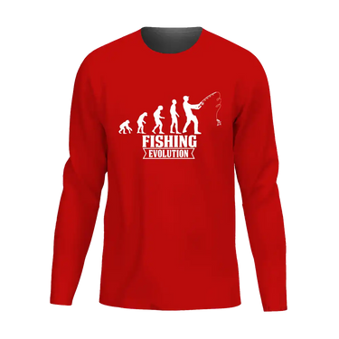 Fishing Evolution Men Long Sleeve Shirt